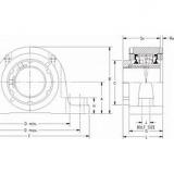 timken QVVPF16V070S Solid Block/Spherical Roller Bearing Housed Units-Double V-Lock Four-Bolt Pillow Block